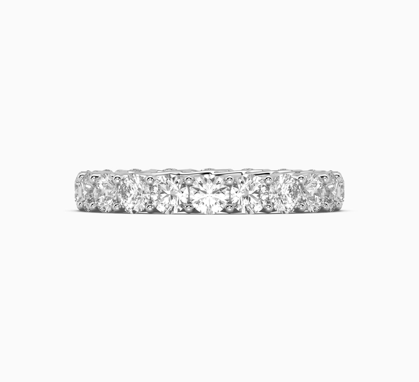 White gold ring with diamond Eternity Bands <span>1015</span>