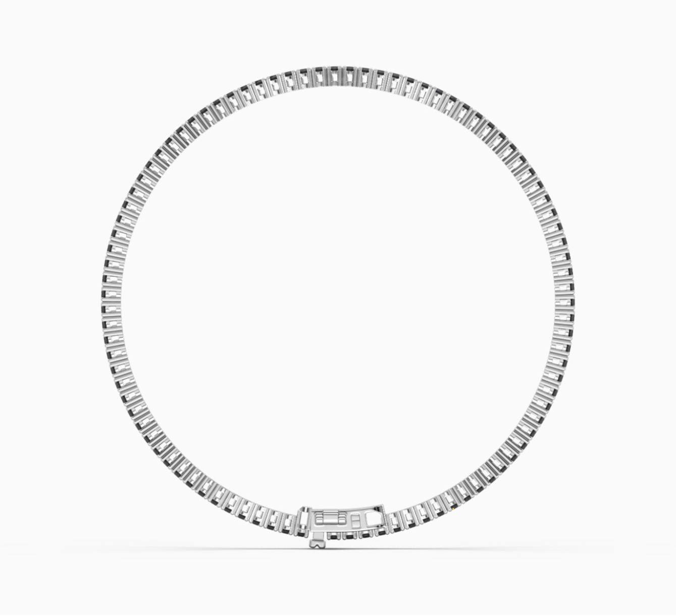 White gold bracelet with diamonds Black Swan <span>2098</span>