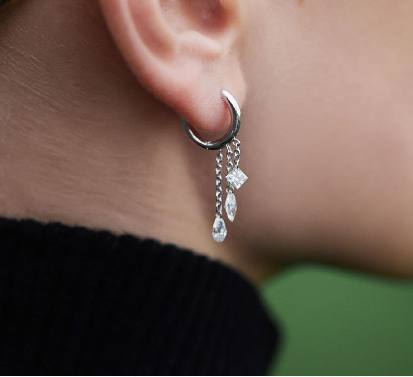 Earrings with diamonds Bloom <span>2064</span>