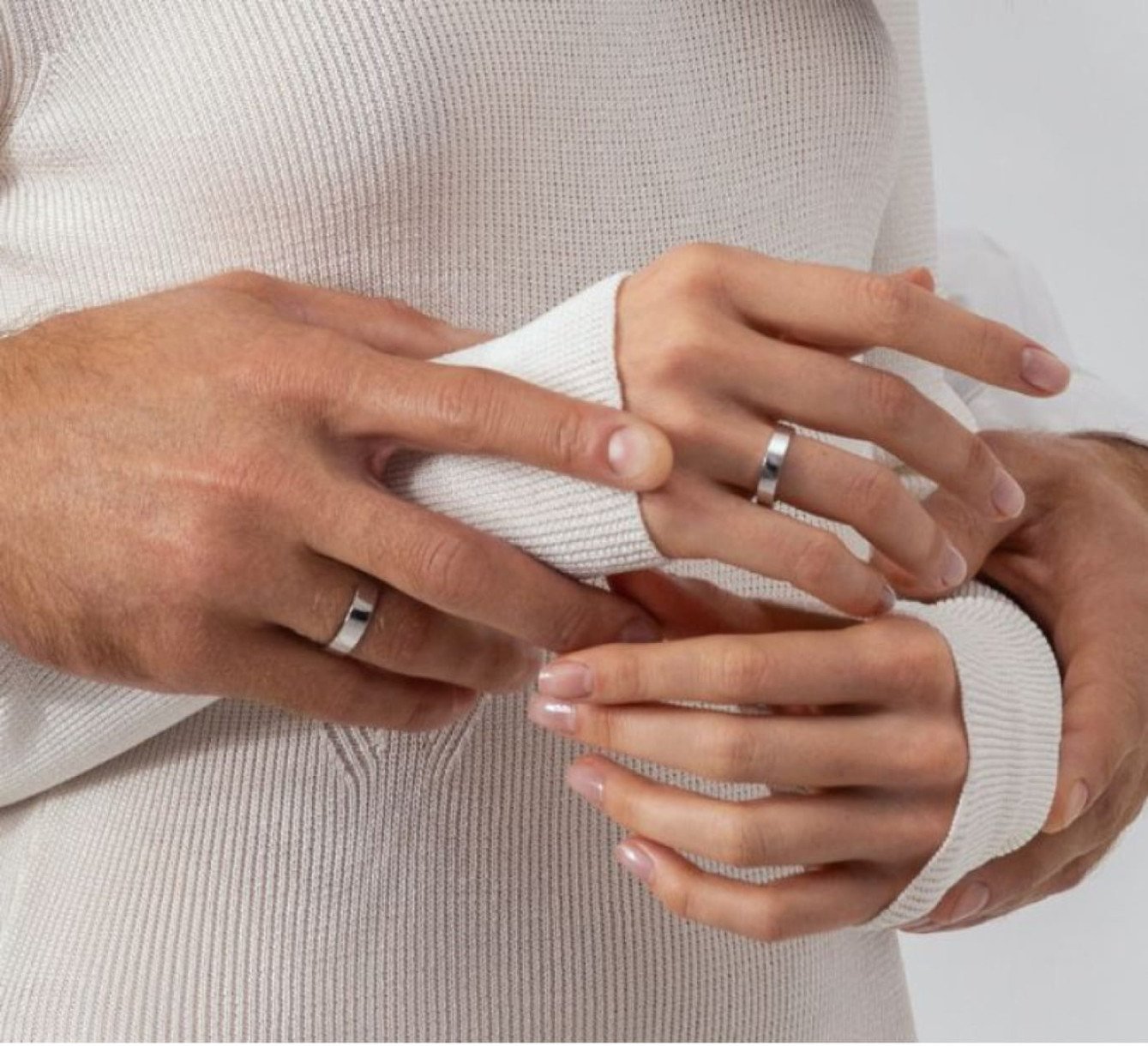 White gold wedding band with diamond bridal <span>2129</span>