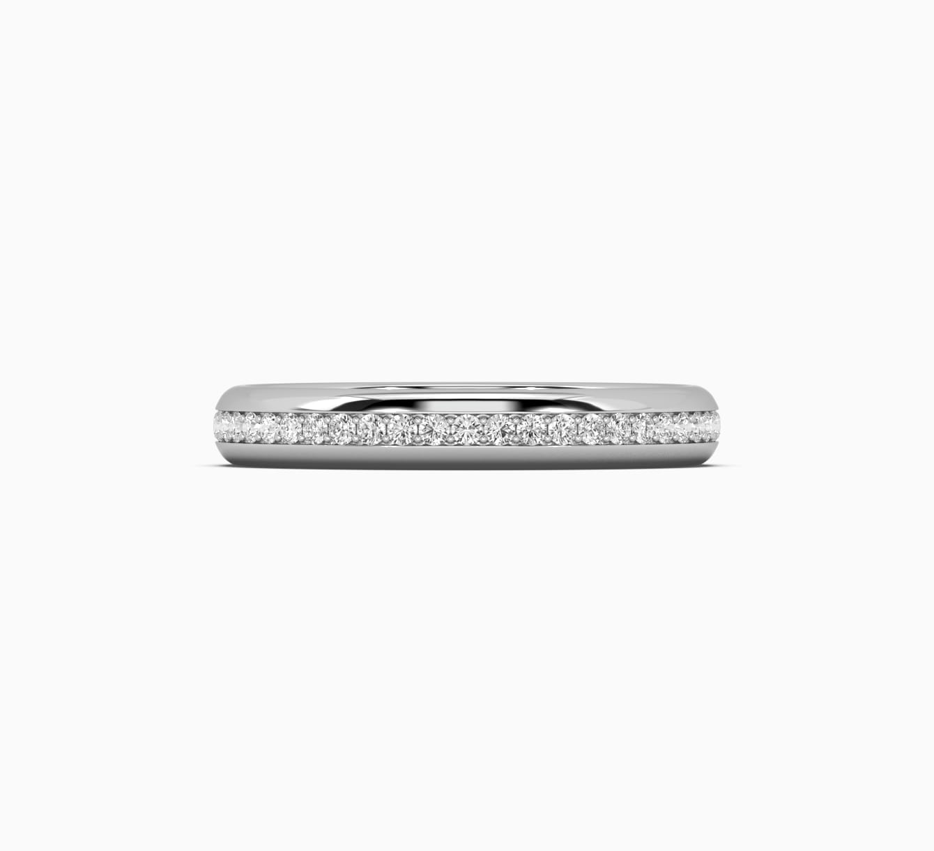 White gold wedding ring with diamonds bridal <span>2166</span>