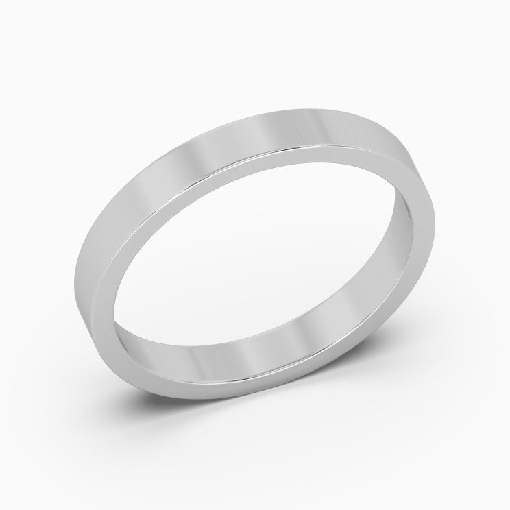 Men platinum band bridal 2179