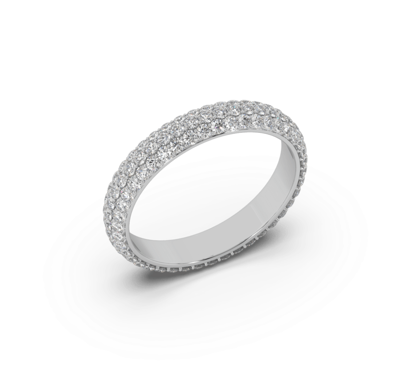 Wedding rings white gold with diamonds bridal <span>2216</span>