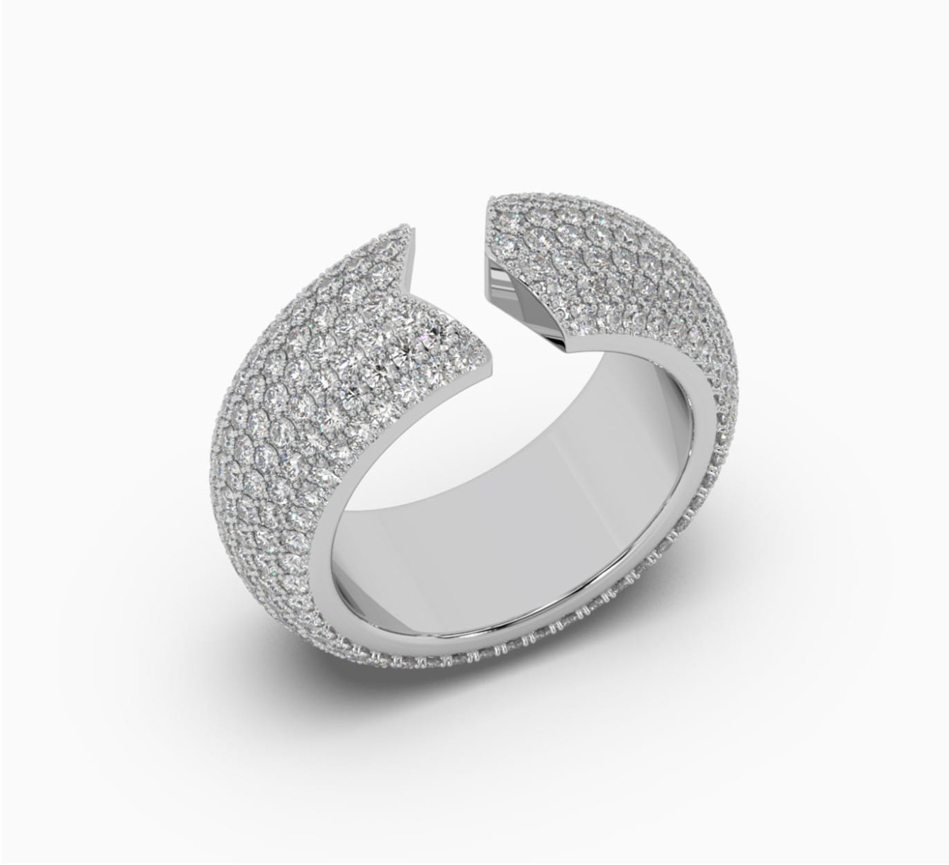 Каблучка з білого золота з діамантами Timeless <span>2218</span>