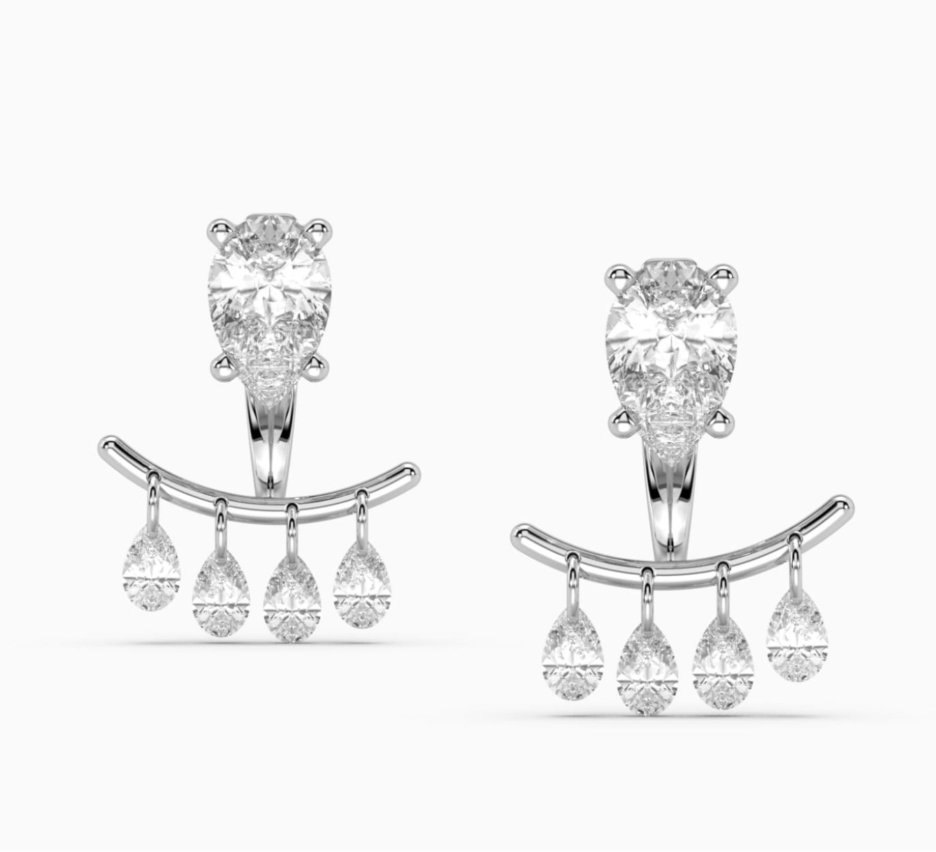 Earrings with diamonds comb2032 <span>2032</span>