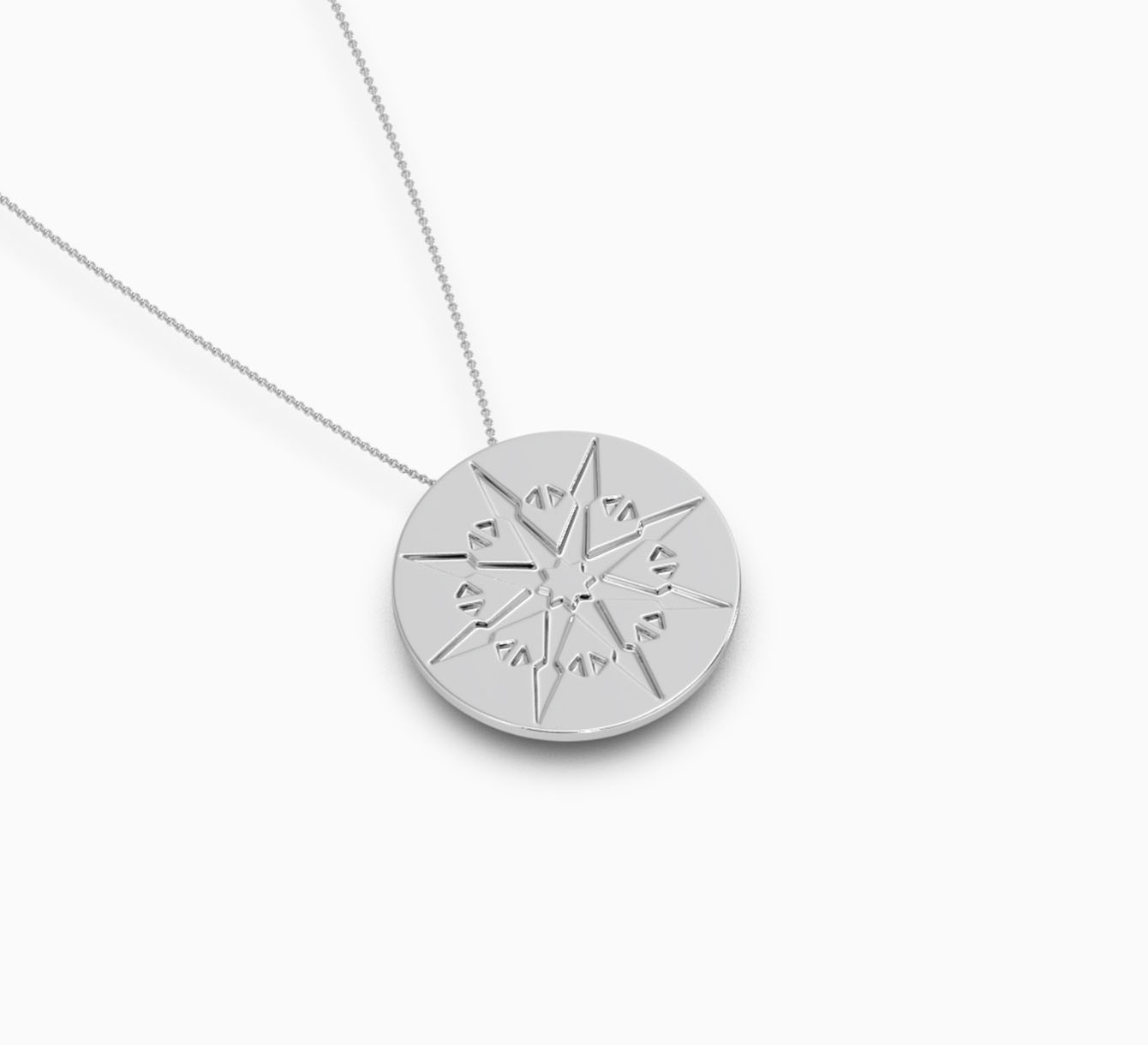White gold pendant senses <span>2085</span>