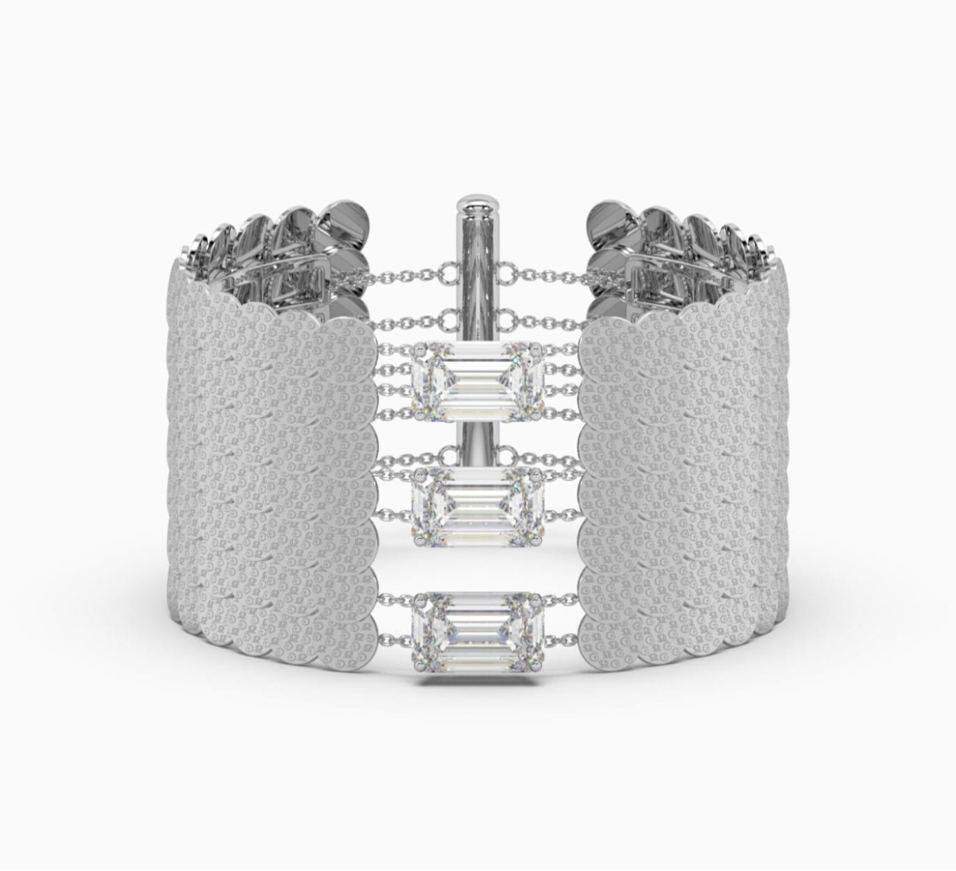 Браслет із білого золота з діамантами Core <span>4007</span>