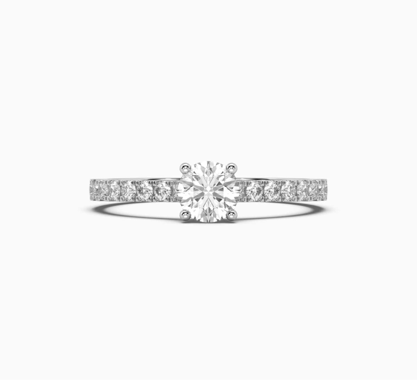 White gold ring  with diamond glow <span>1005</span>