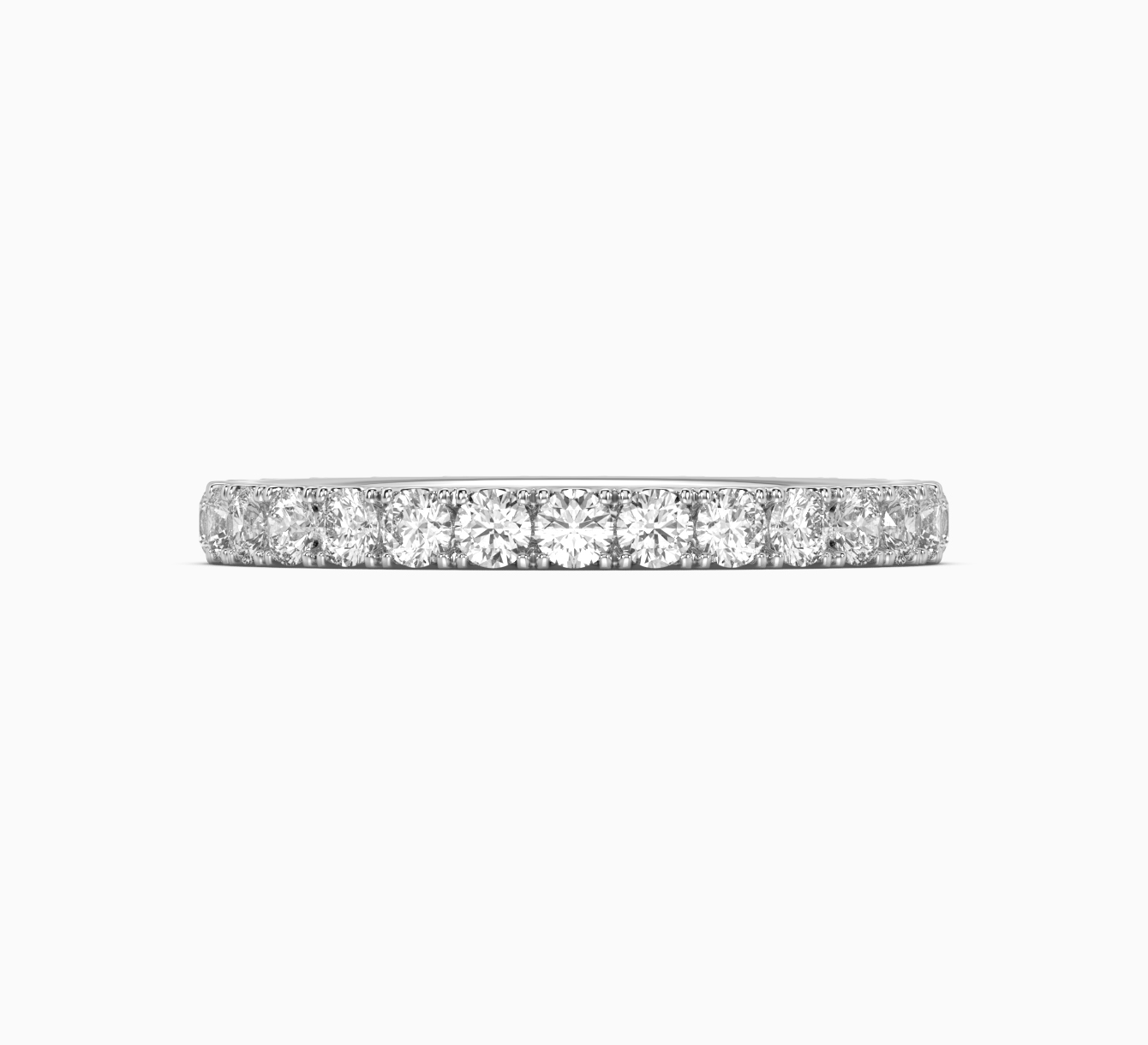 Каблучка з білого золота з діамантами Eternity Bands <span>1013</span>