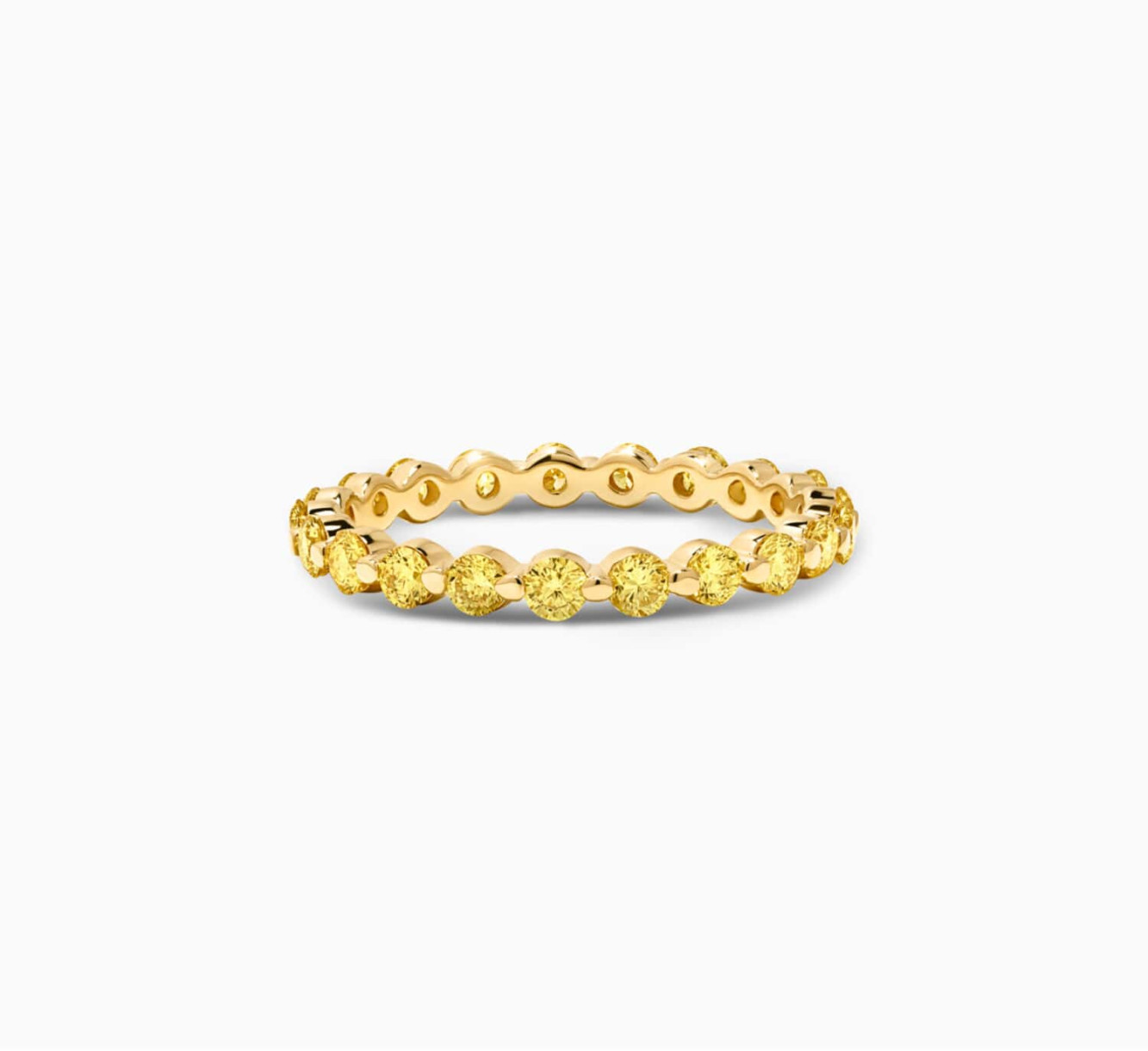 Yellow gold ring with diamonds THE SENSES <span>1019</span>