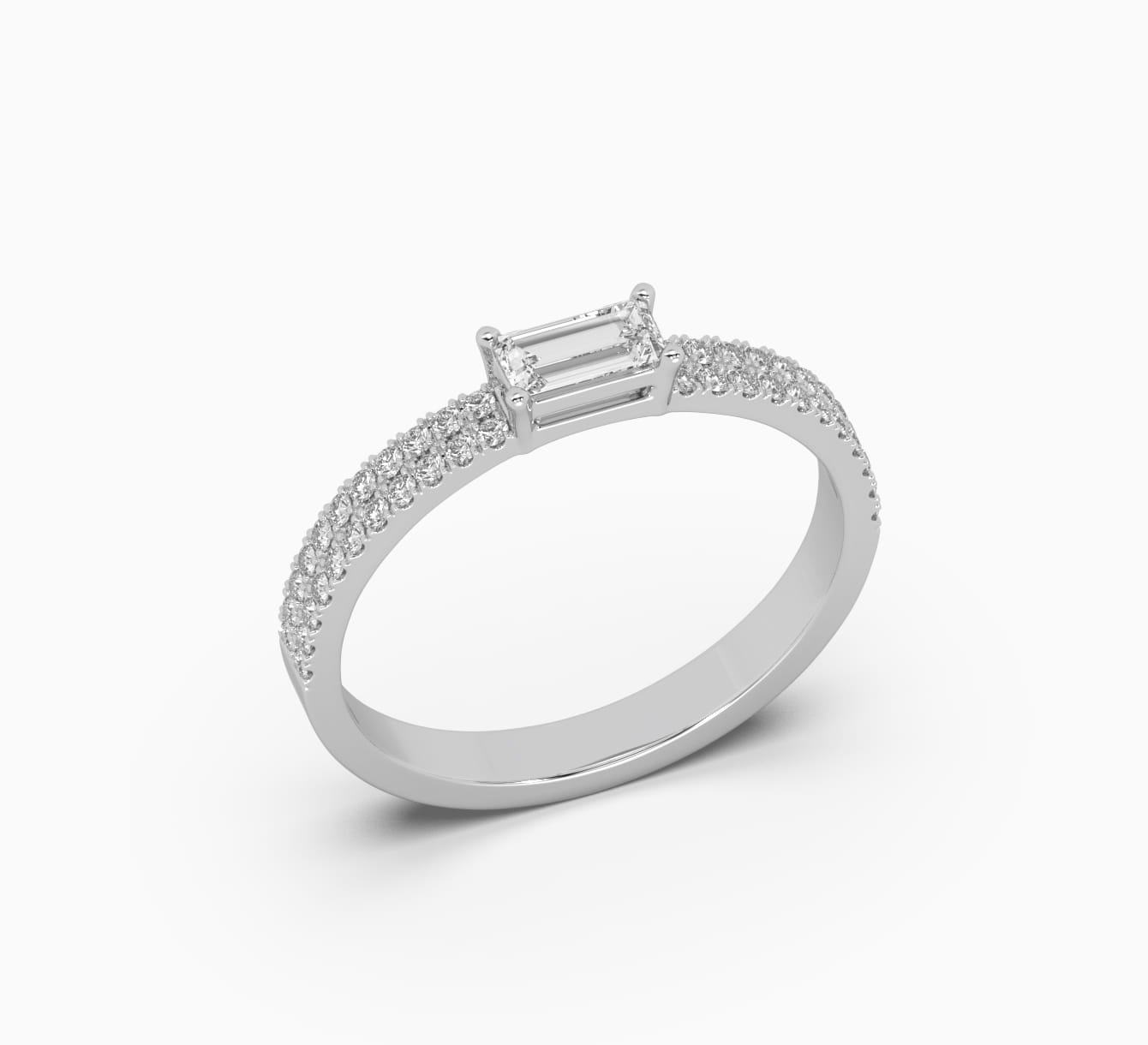 White gold ring with diamonds glow <span>2028</span>