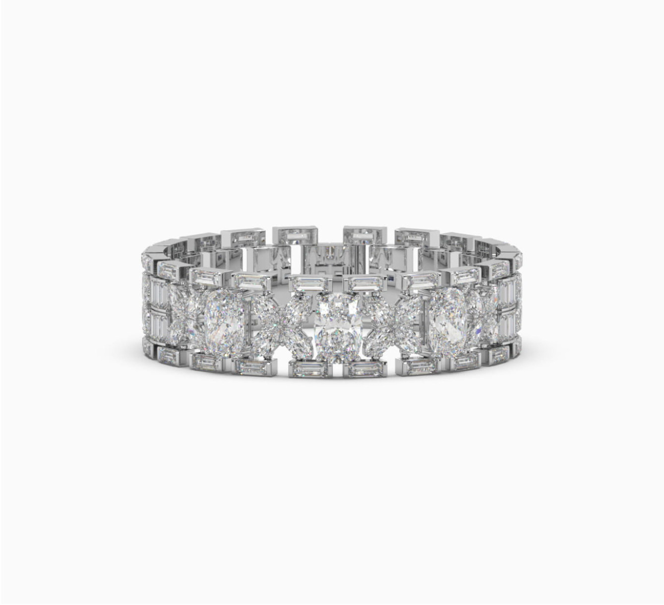 WHITE GOLD BRACELET WITH DIAMONDS GLOW <span>2144</span>