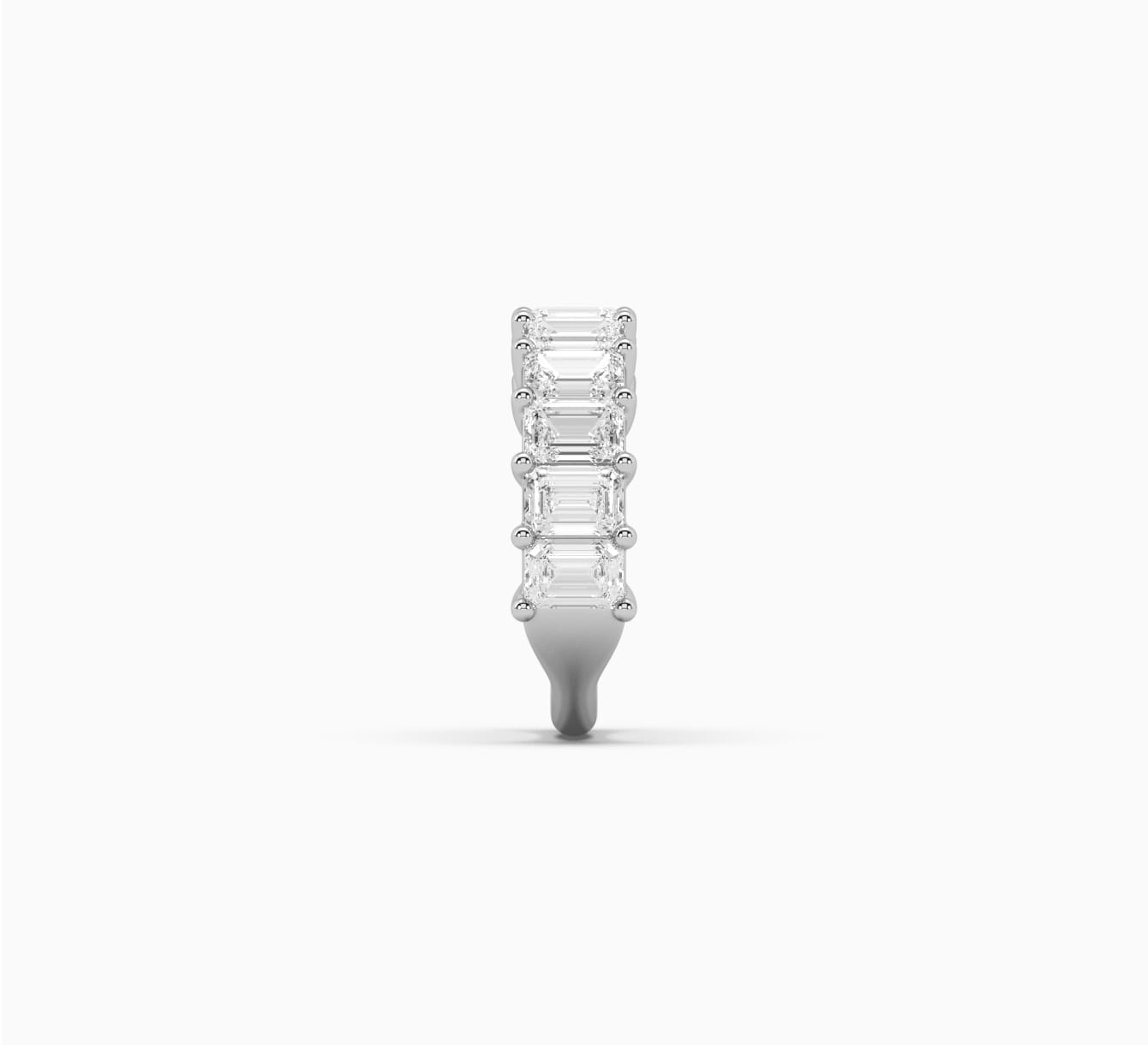 Сережка з білого золота з діамантами glow  <span>2186</span>