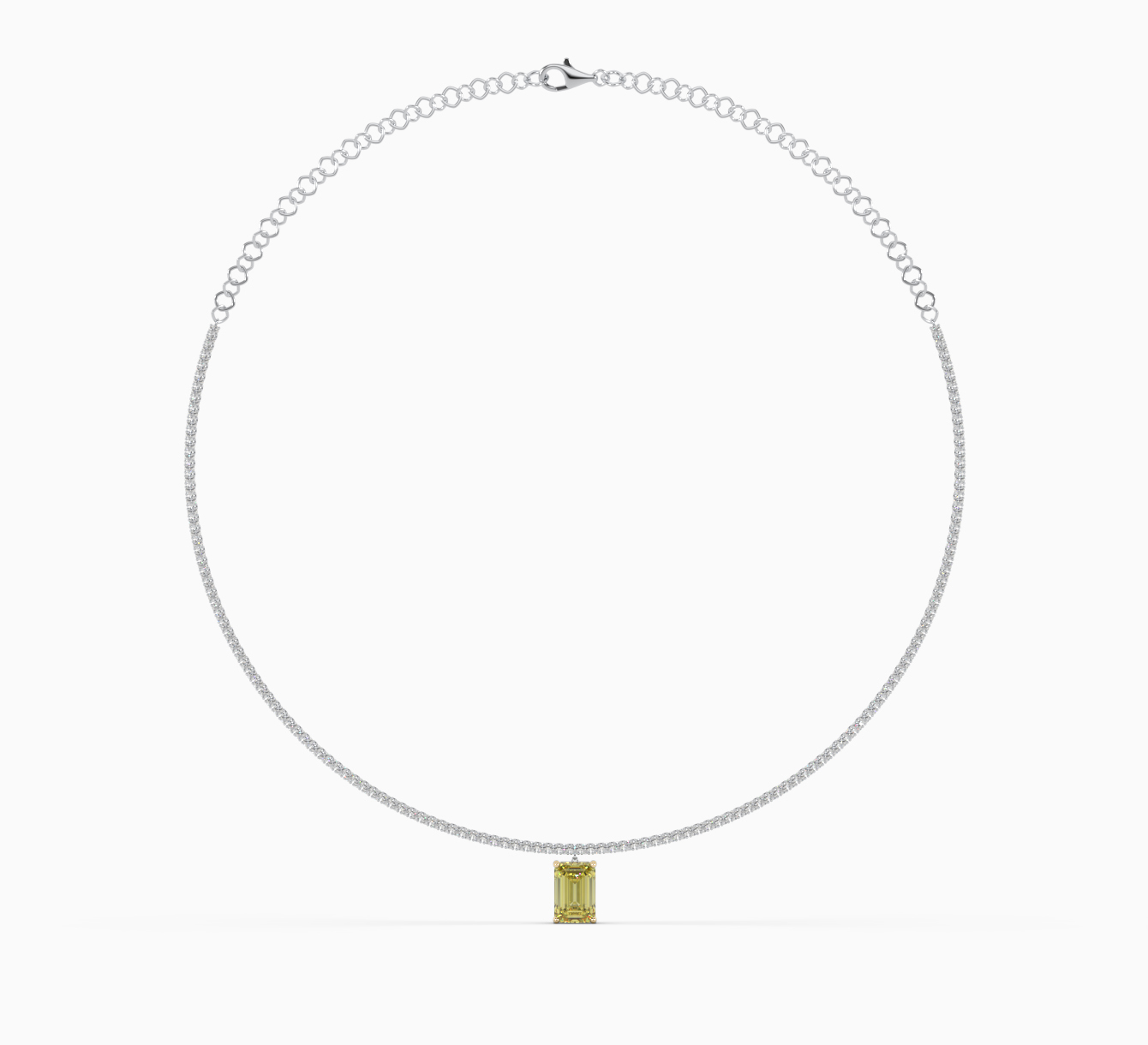 White gold necklace with diamonds Posh <span>2270</span>