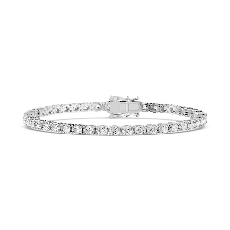 White gold bracelet with diamonds glow 2283