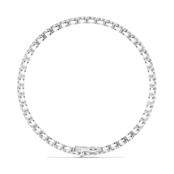 White gold bracelet with diamonds glow 2283