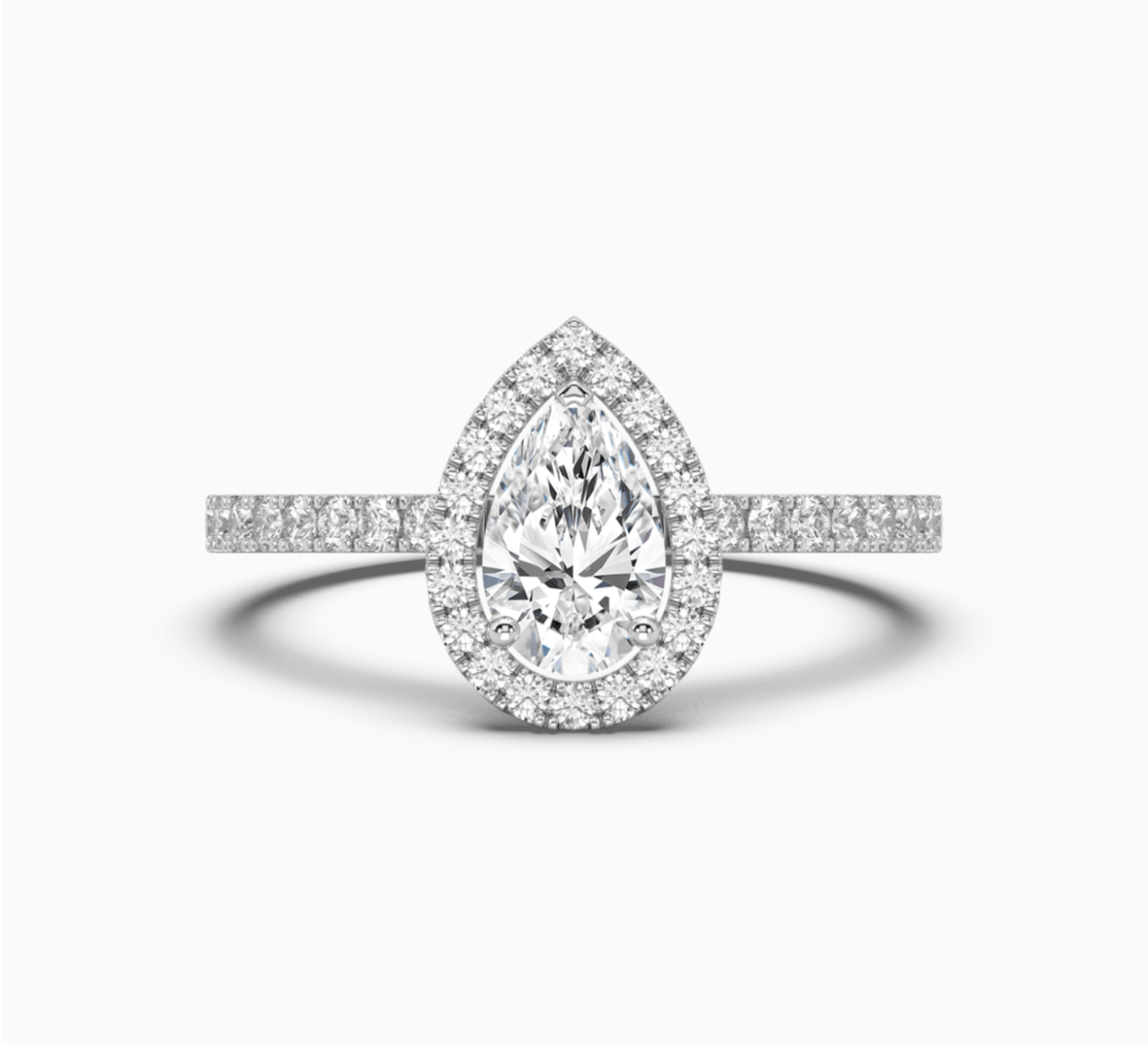  White gold ring with diamond glow <span>2291</span>