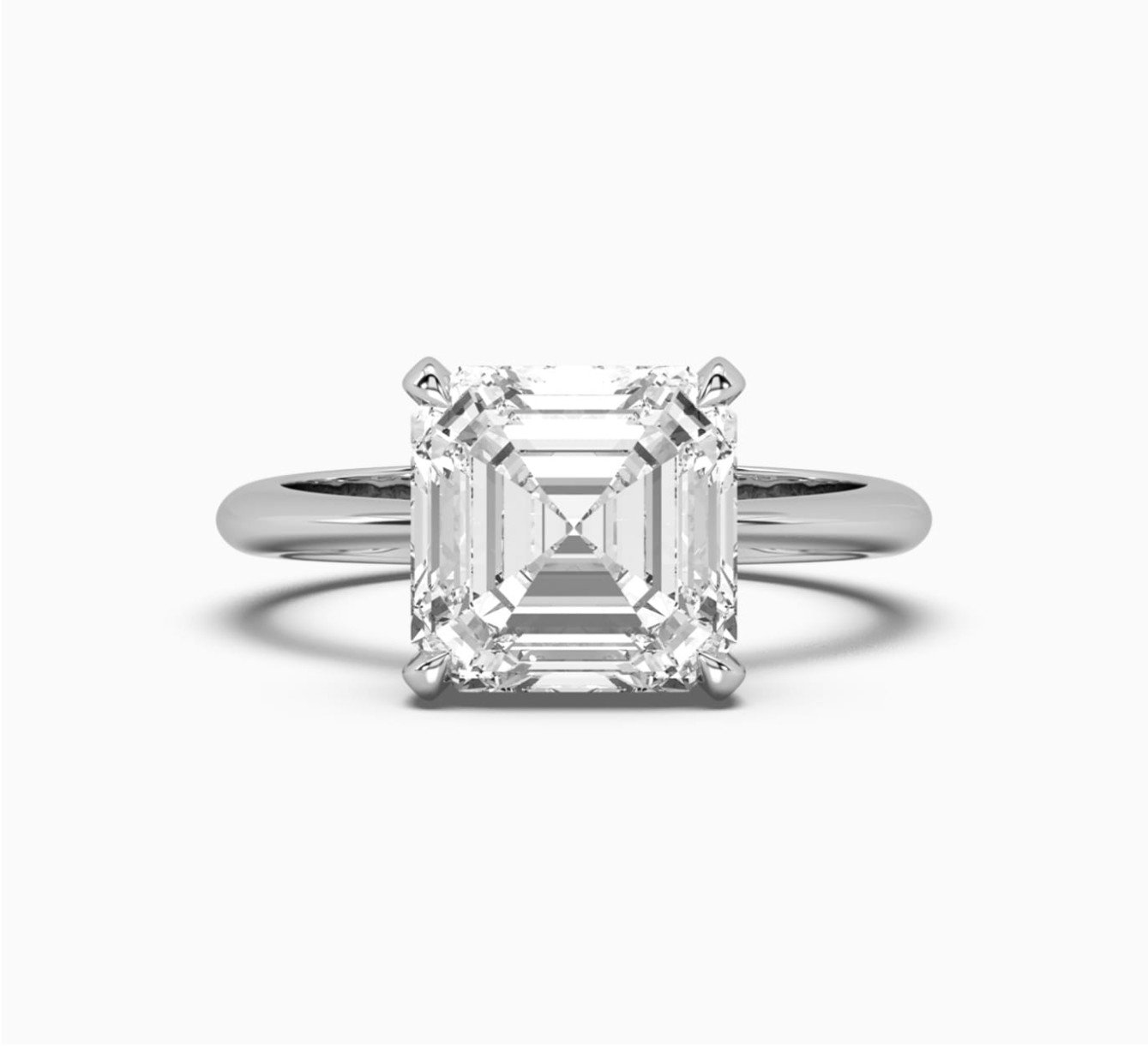 White gold ring with a diamond mono <span>2020</span>