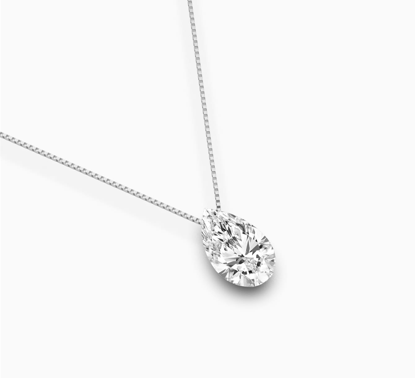 White gold pendant with diamond mono <span>2042</span>