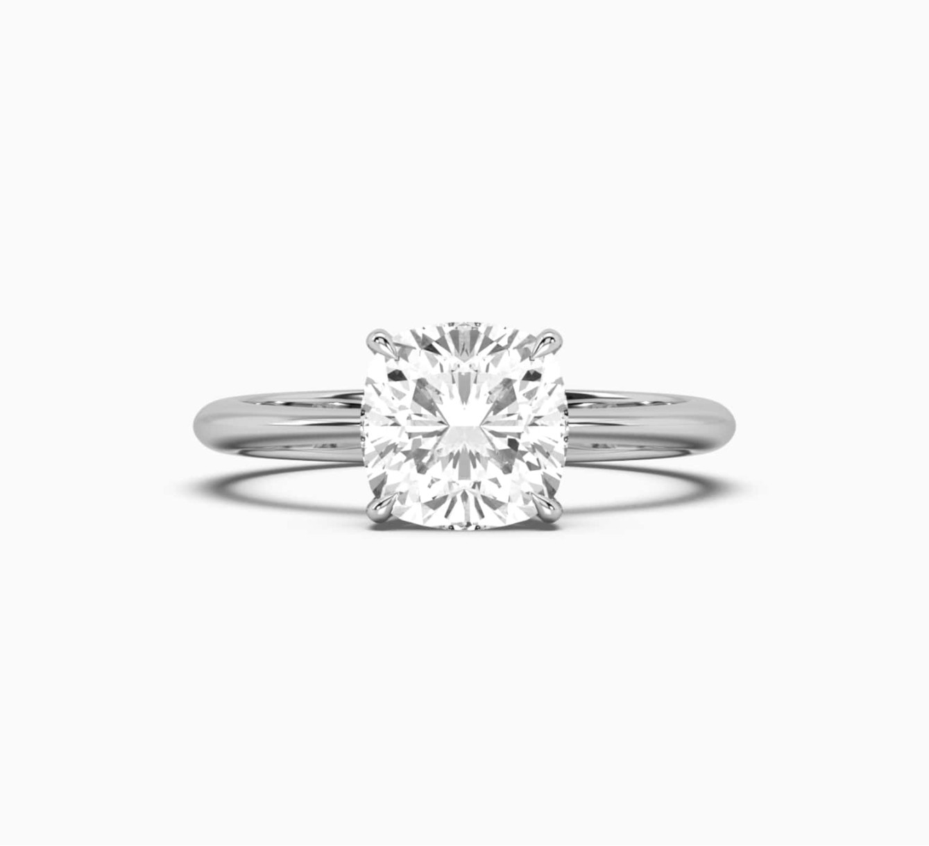 White gold ring with diamond mono <span>2134</span>