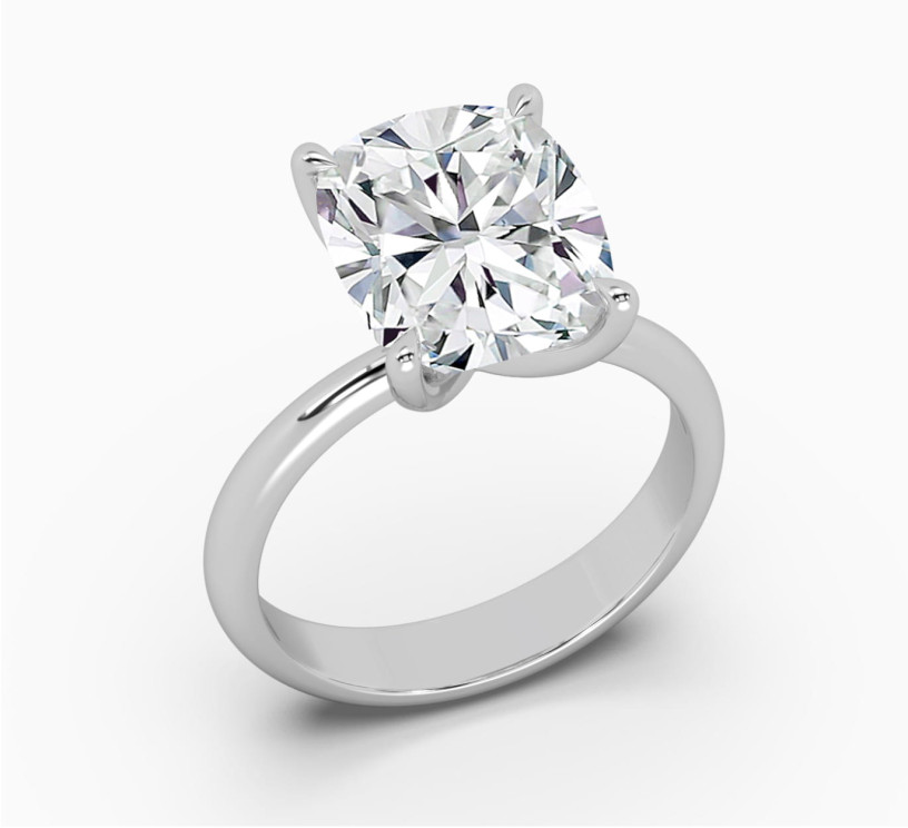 White gold ring with diamond mono 2134_3