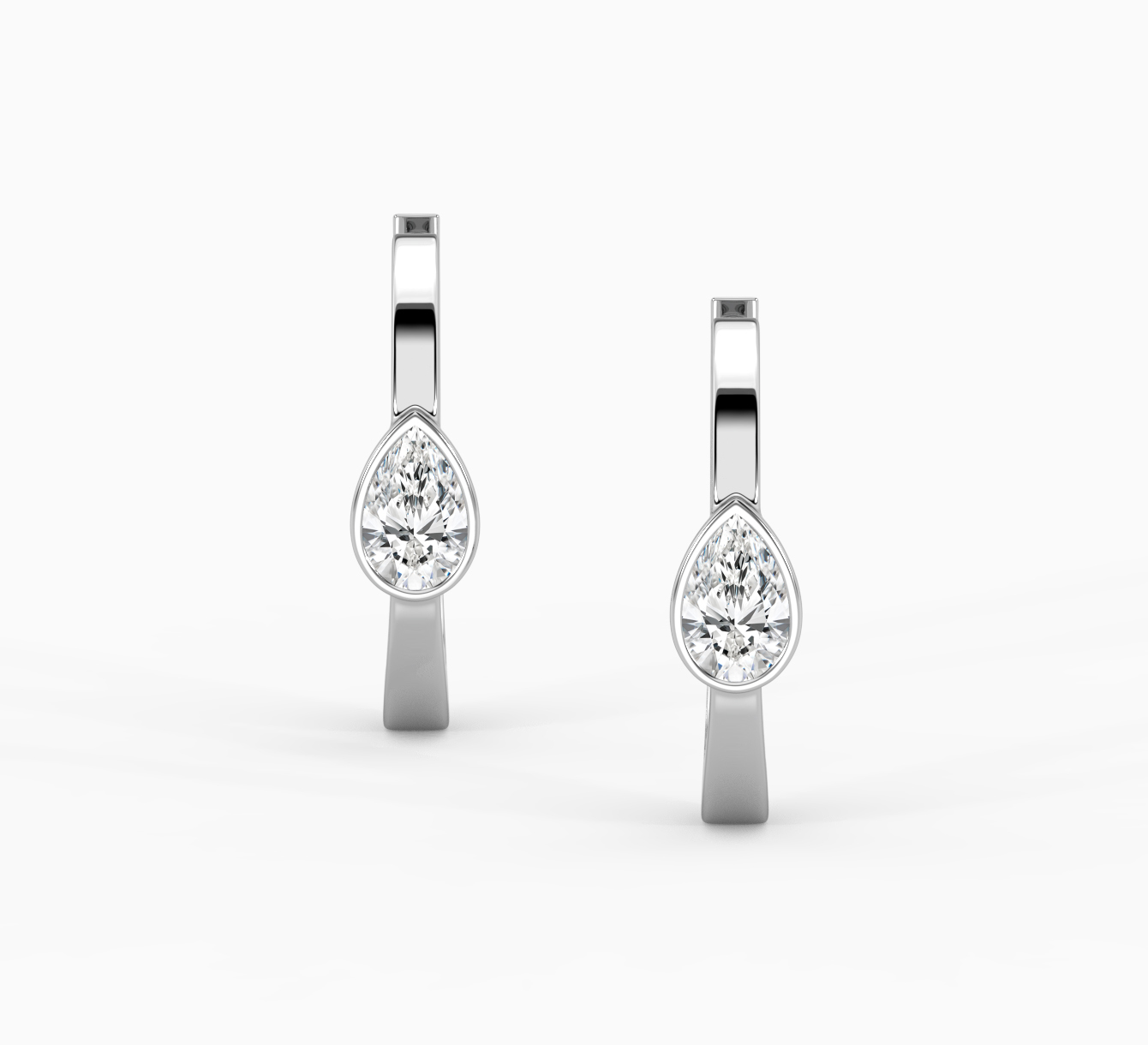 Сережки з білого золота з діамантами bloom <span>2255</span>