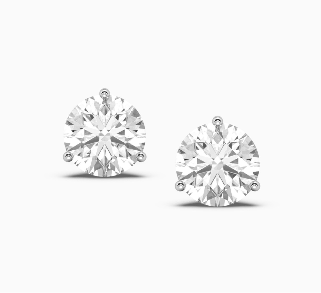 White gold earrings with diamonds posh <span>2017</span>