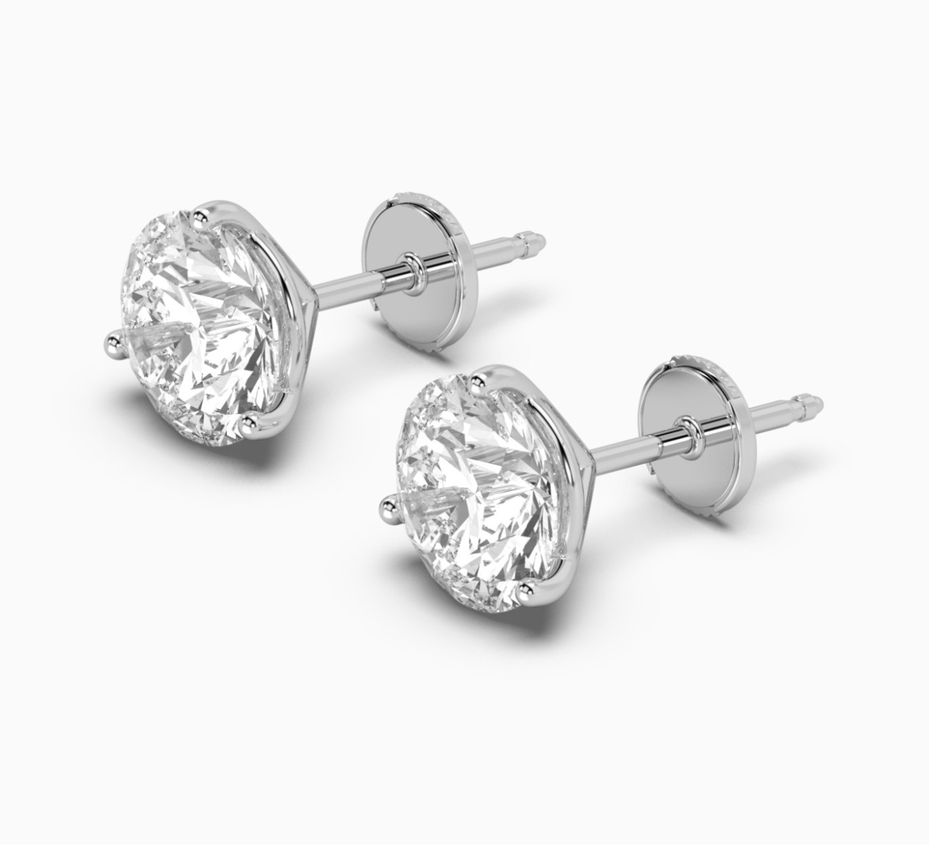 White gold earrings with diamonds posh <span>2017</span>