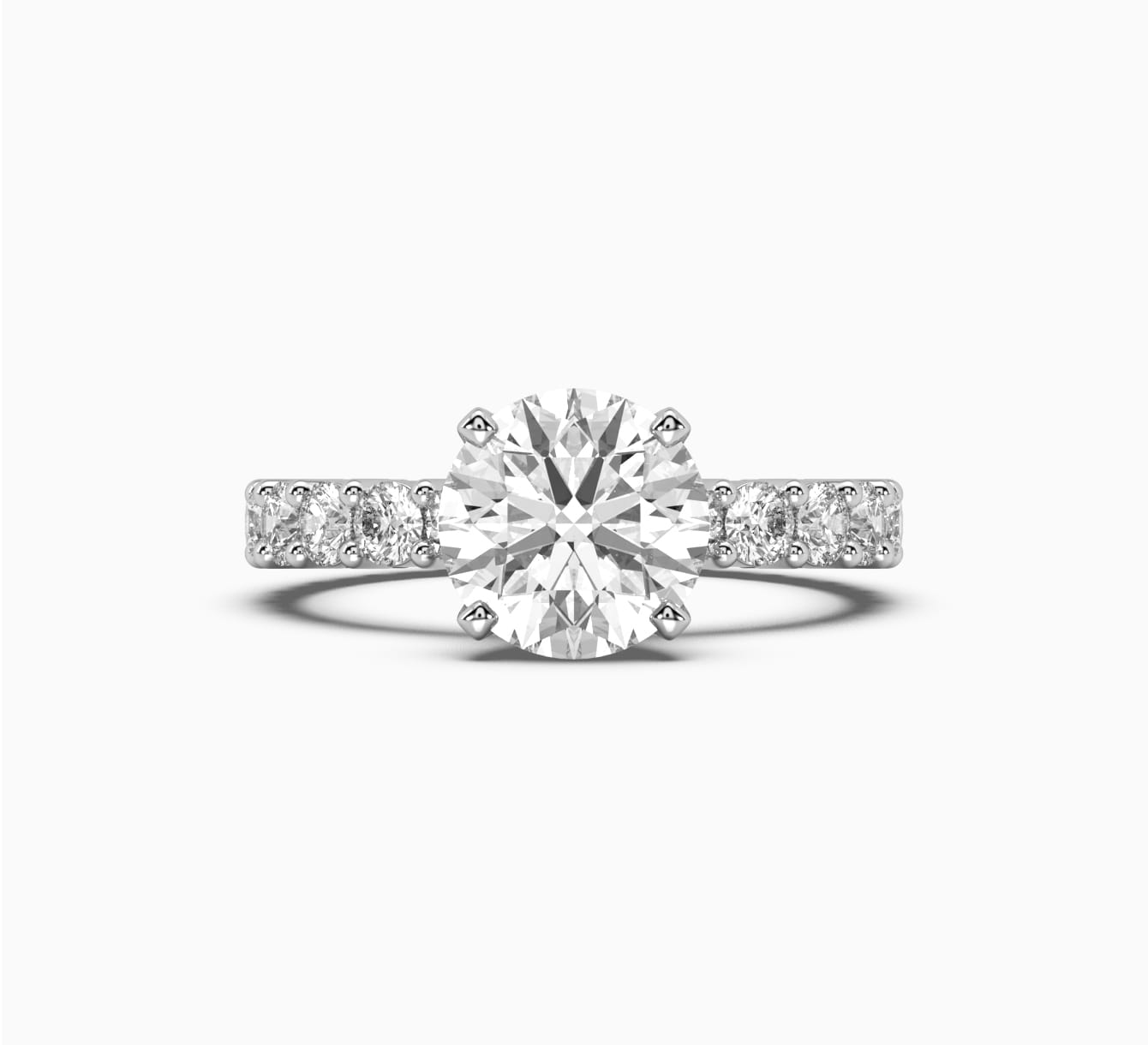 White gold ring with diamond Posh <span>2083</span>