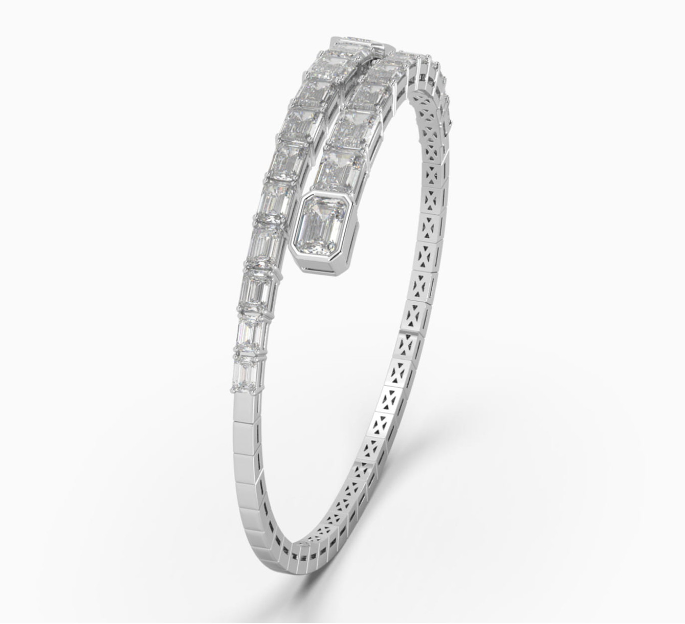 White gold bracelet with diamonds Posh <span>2259</span>