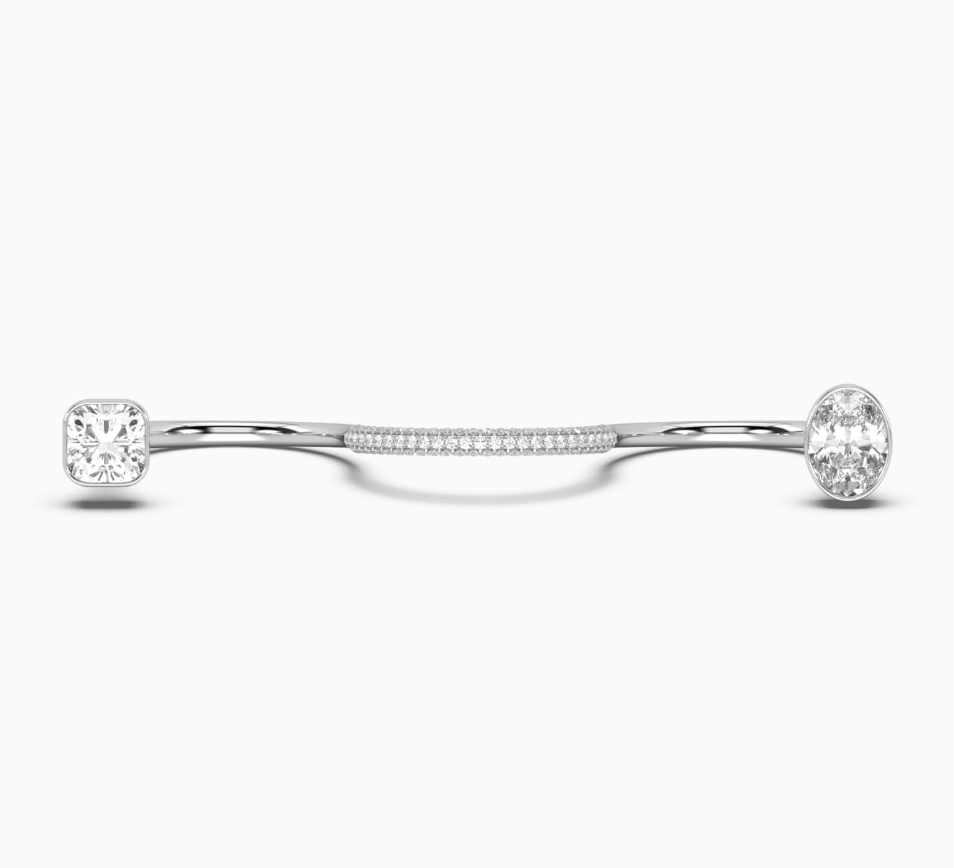 White gold ring with diamonds Posh <span>2262</span>
