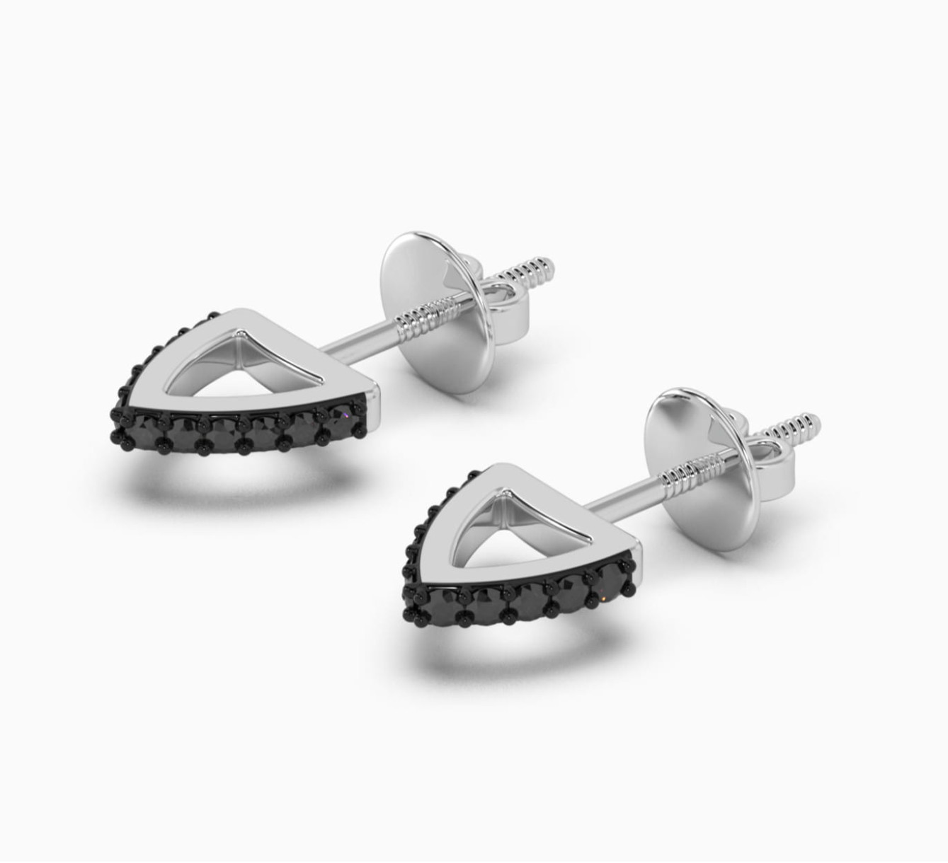 Сережки з білого золота з діамантами purr <span>2274</span>