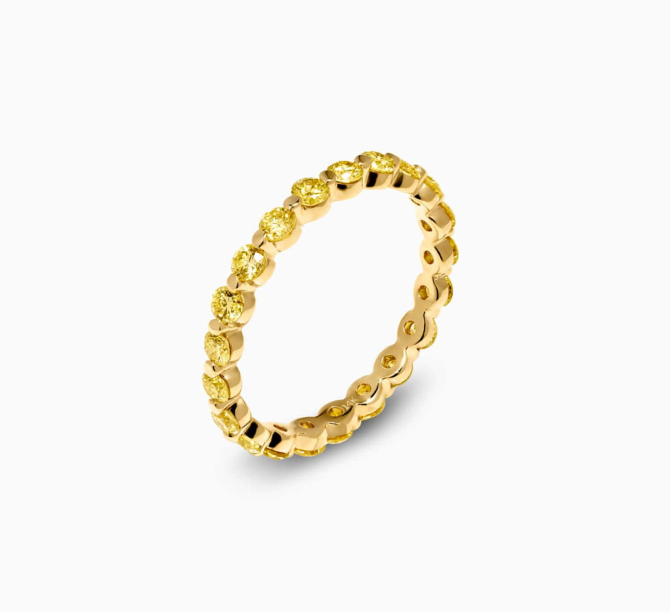 Yellow gold ring with diamonds THE SENSES <span>1019</span>
