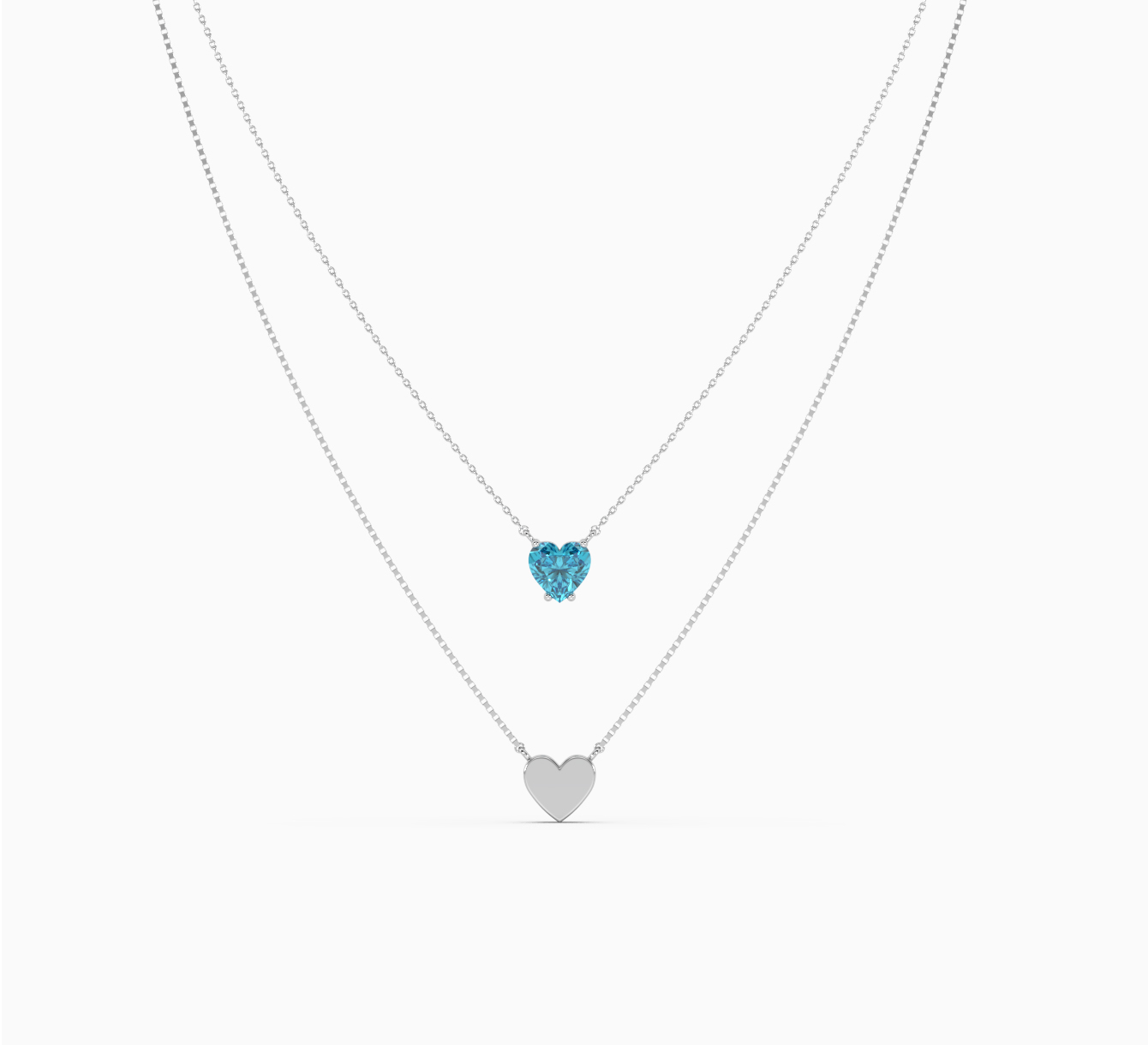 White gold necklace with diamond senses <span>2077</span>