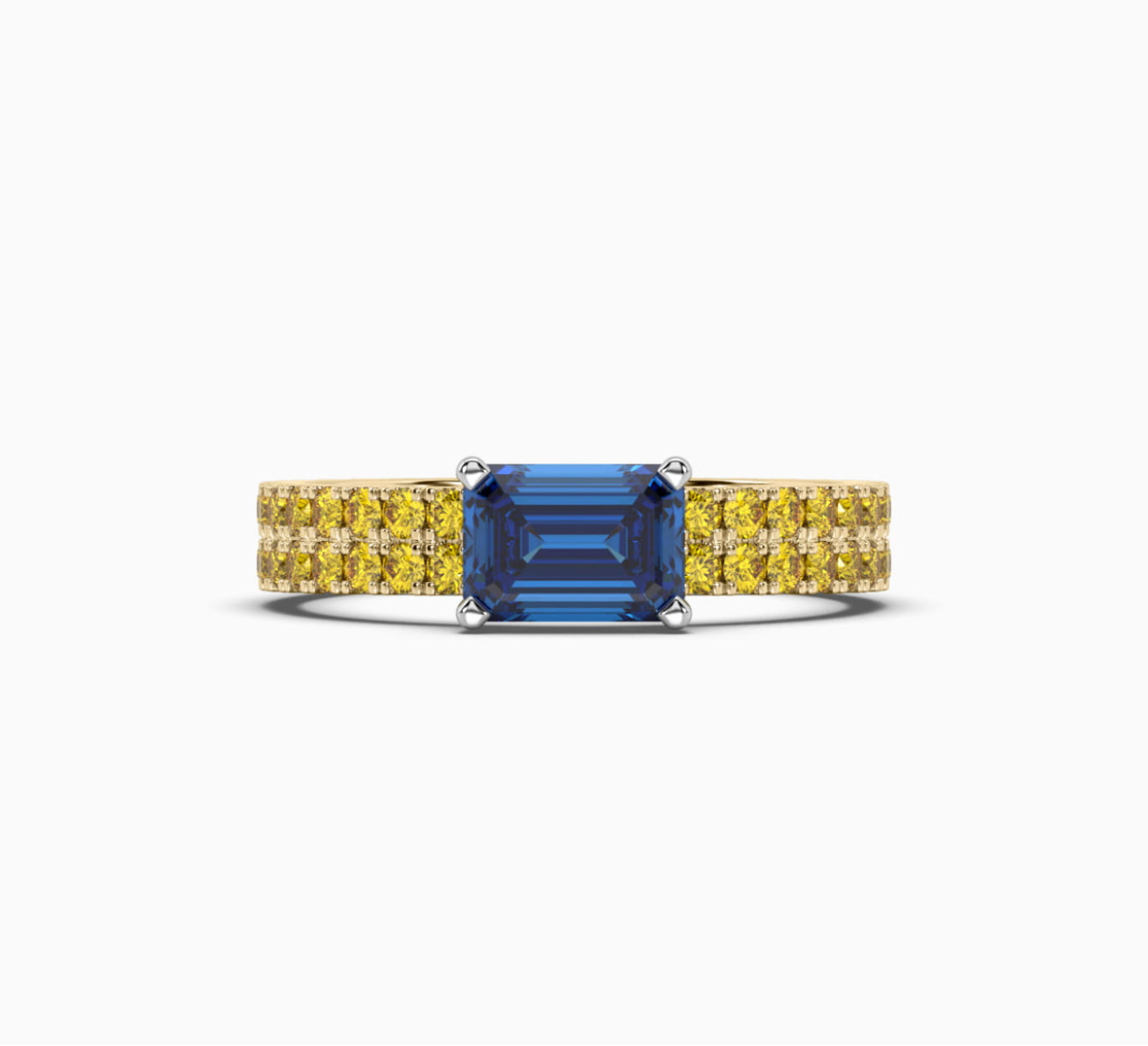 YELLOW GOLD RING WITH DIAMOND THE SENSES <span>2145</span>