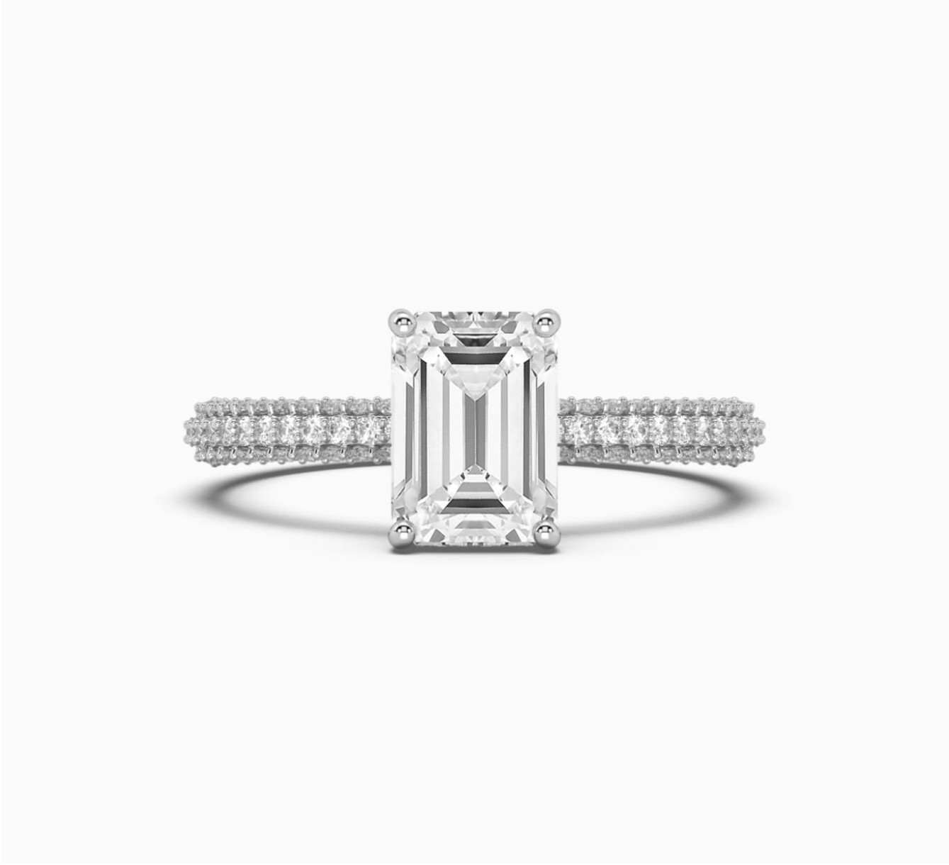 White gold ring with diamonds Signature <span>2260</span>