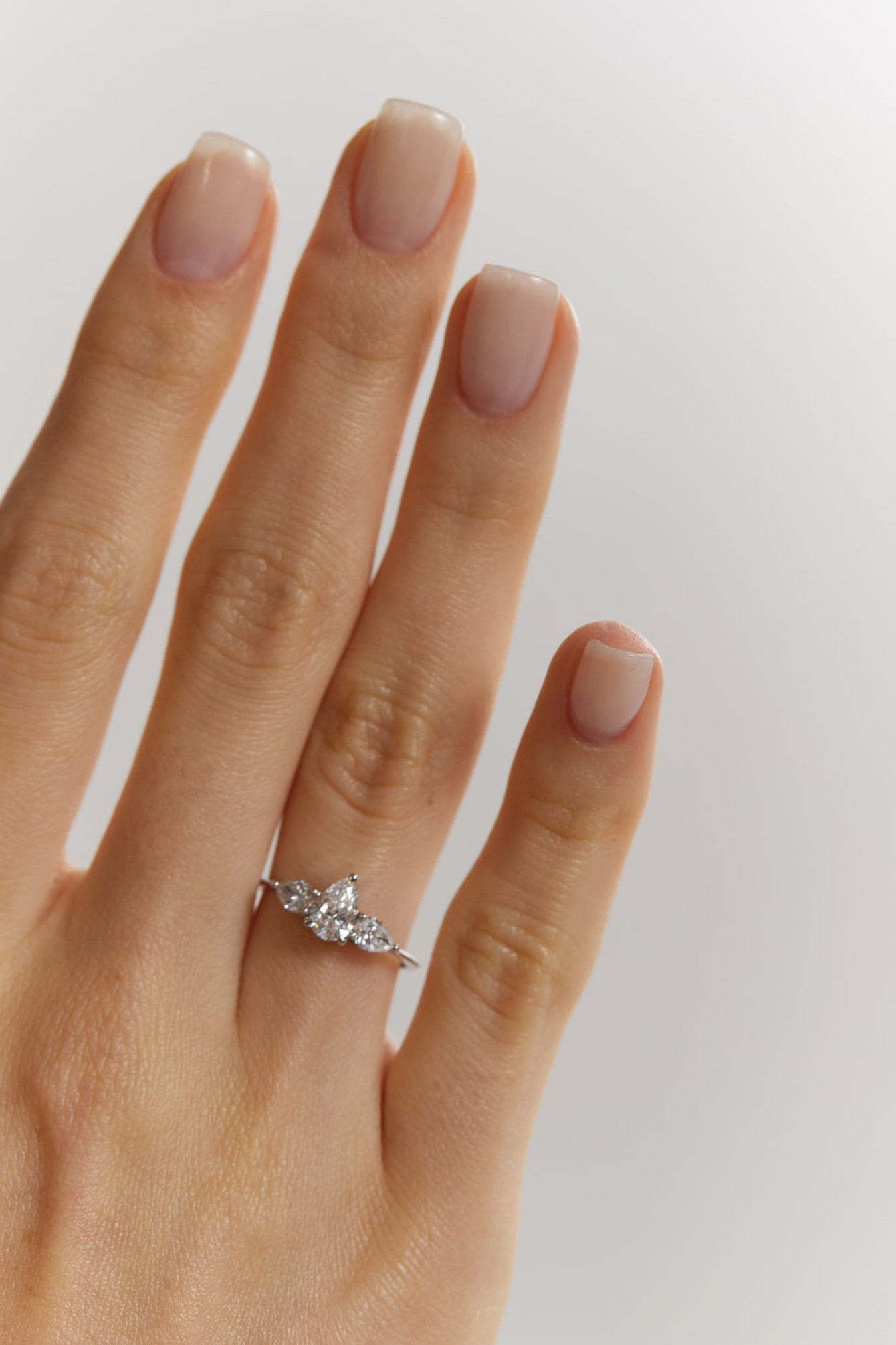 White gold ring with diamonds SOLO by KARAYA <span>2153</span>