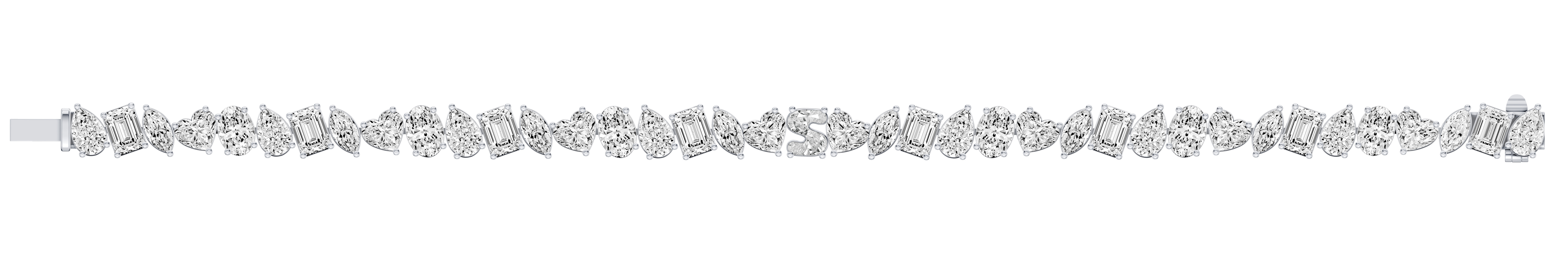 White gold bracelet with diamonds SOLO by Elina Svitolina <span>6002</span>
