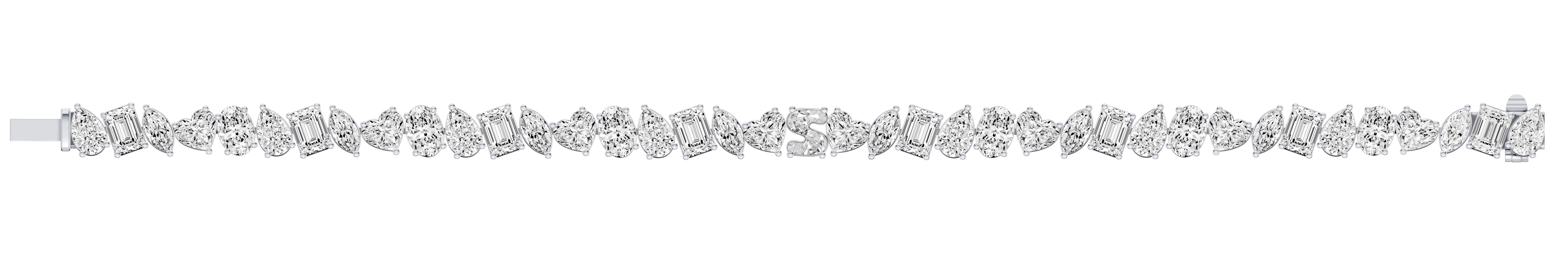 White gold bracelet with diamonds SOLO by Elina Svitolina <span>6002</span>