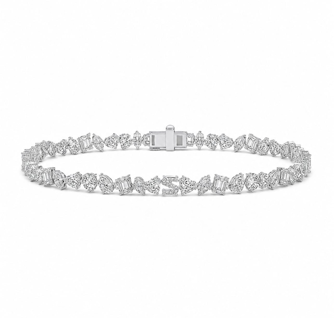 White gold bracelet with diamonds SOLO by Elina Svitolina <span>6002</span>