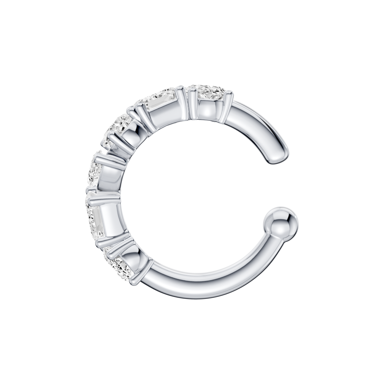 White gold earring with diamonds SOLO by Elina Svitolina <span>6003</span>