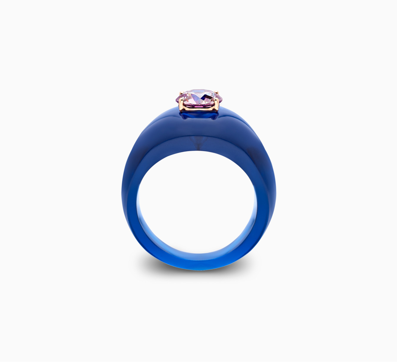 Bio resin blue Diamond ring SSS <span>2063</span>