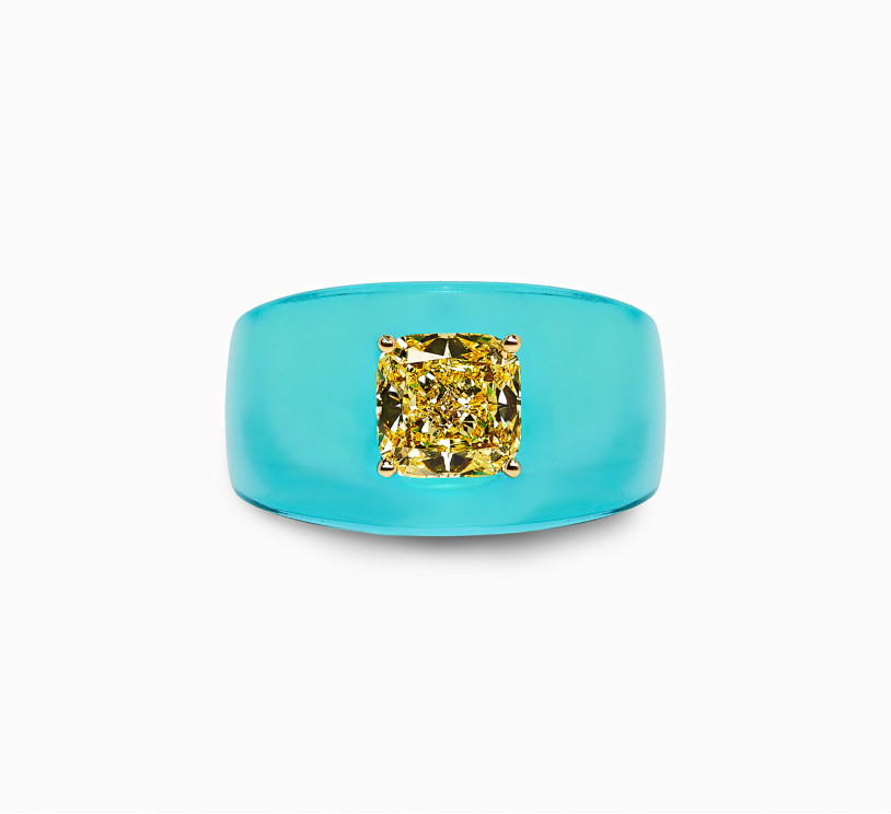 Bio resin Diamond ring SSS 2066