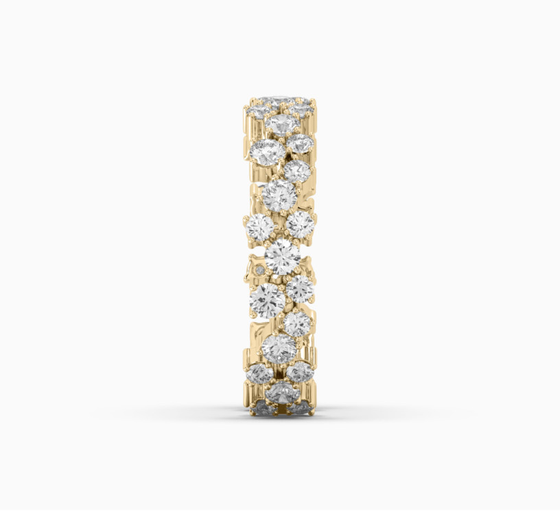Earring with diamonds sun 2204