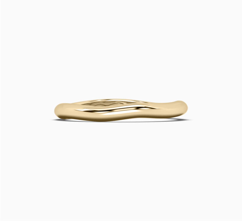 Yellow gold ring sun 2206