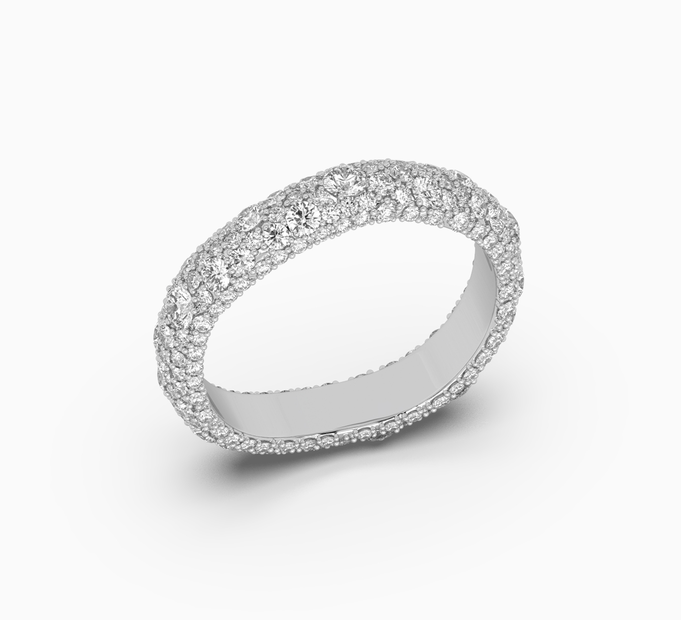 Каблучка з білого золота з діамантами sun <span>2207</span>