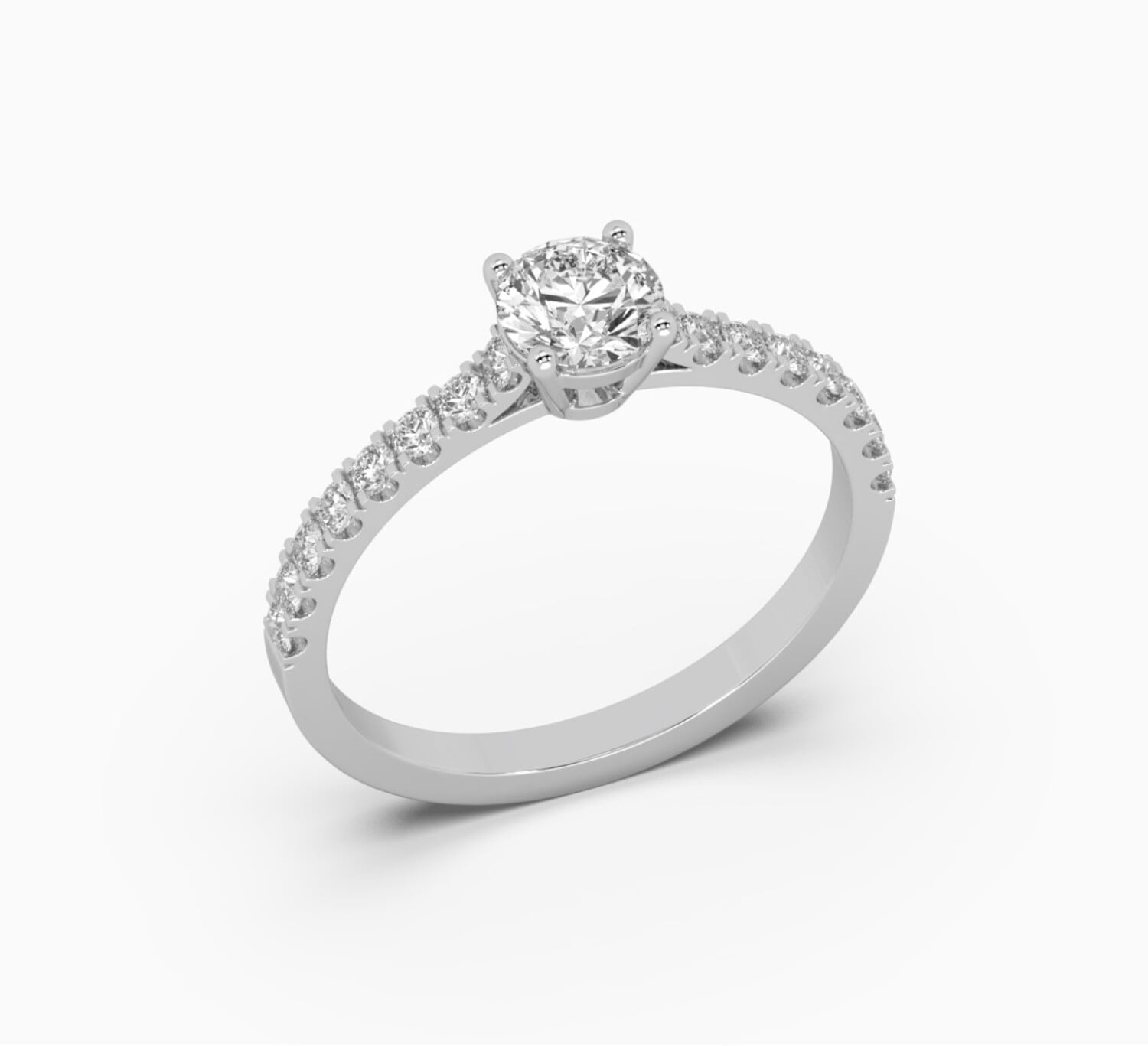 White gold ring  with diamond glow <span>1005</span>
